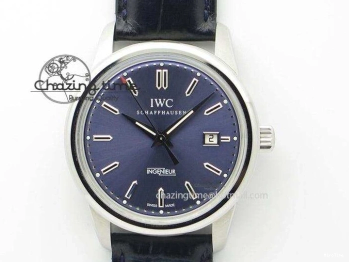 MIROTIME 0510 Attractive Portofino 37mm SS V7F 1:1 Best Edition Gray Dial Diamonds Bezel on Gray Leather Strap A 7091
